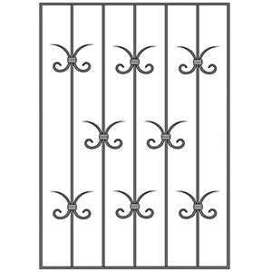 Металлическая решетка решение №2 Металлическая решетка решение №2